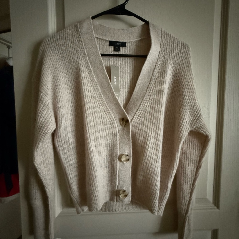 NWT J. Crew Alpaca Wool Cardigan